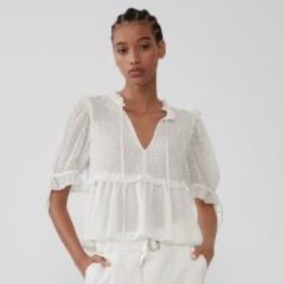 Zara White top - Picture 1 of 2